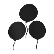 60x45 см съемная школьная доска наклейки на воздушные шары наклейки на стены для дома или офиса, декоративные черная доска классной доски стикер школьные принадлежности