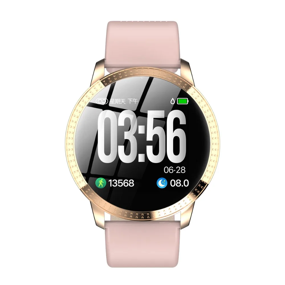 

696 CF18 Smart Bracelet OLED Color Screen Blood Pressure Oxygen Heart Rate Monitor Men Women Smartwatch IP67 Waterproof Band