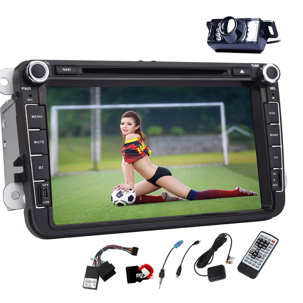 Discount Car Stereo Audio iPod GPS Radio Logo Car DVD Player RDS Autoradio For VW Volkswagen In Dash Navi Music EQ Navigation FM 3D Map 14