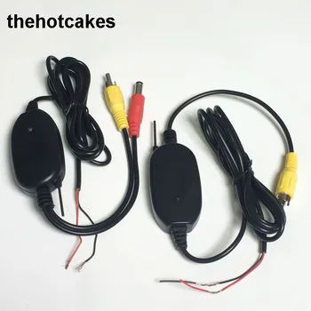 

2.4 Ghz Wireless Rear View Camera RCA Video Transmitter & Receiver Kit for Car Rearview Monitor FM Transmitter & Receiver
