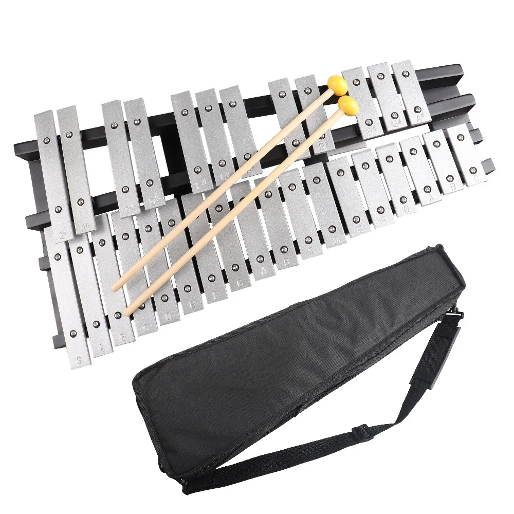 Ксилофон складной с сумкой для переноски 30 нот|glockenspiel instrument|percussion bagglockenspiel xylophone |