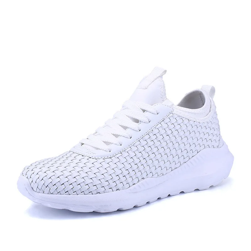 2019 Ventilation Weave Shoe  Leisure Time Sneakers Tide Shoes Men Walk On Street Fashion  Train Shoes  Favorable Reception Shoes