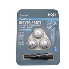 Сменная головка для бритвы philips HQ64 HQ54 HQ6070 HQ6071 HQ5705 HQ 5710 HQ6073 HQ7310 HQ7325 HQ7320 HQ7340 PT710, 3 шт.