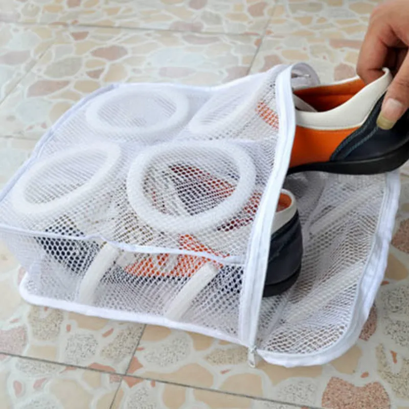 Arrival Fashion Storage Organizer Bags Mesh Laundry Shoes Dry Shoe Portable Washing Wash huismerk kopen in de aanbieding Arrival Fashion Storage Organizer Bags Mesh Laundry Shoes Dry Shoe Portable Washing Wash huismerk kopen in de aanbieding