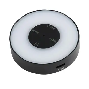 

Car Wireless Bluetooth Audio Receiver Transmitter 3.5mm Aptx Music Player Self Timer Adapter with LED Light for Car Speaker New