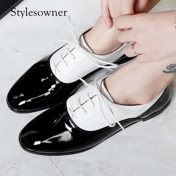 

Stylesowner Hand-made Elegant Korean Style Cow Leather Woman Pumps Black Western Work Shoes Fashion Design Spring Shoes