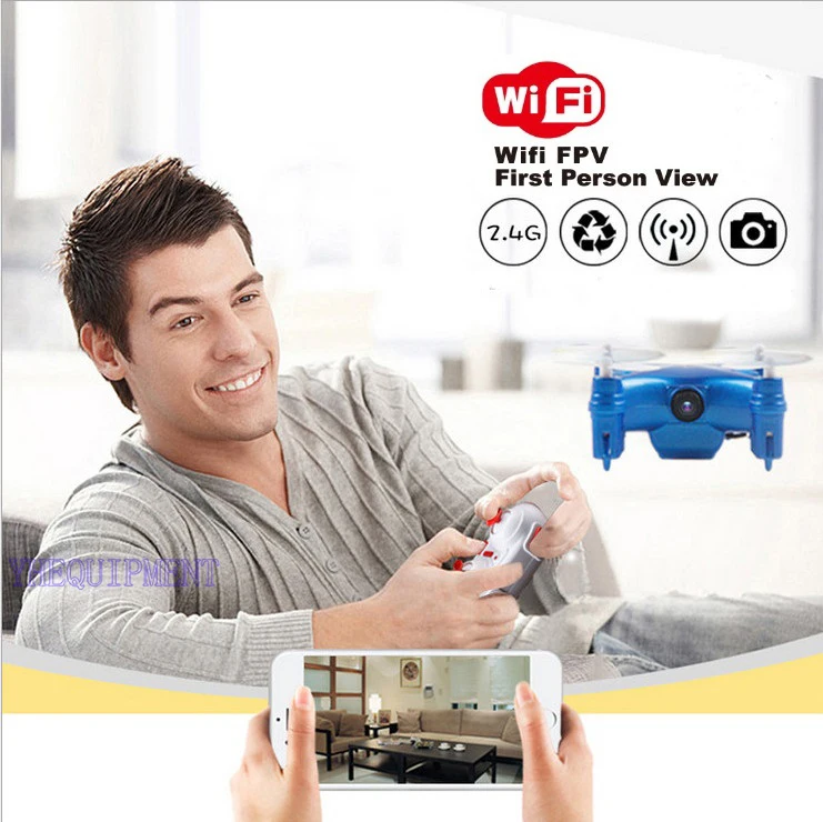 

Newest MINI WL-Q343 Remote Contol Quadcopter with Camera Phone WIFI Control Drone UAV 2.4G 4CH RC Pocket DRONE GIFT FOR KIDS
