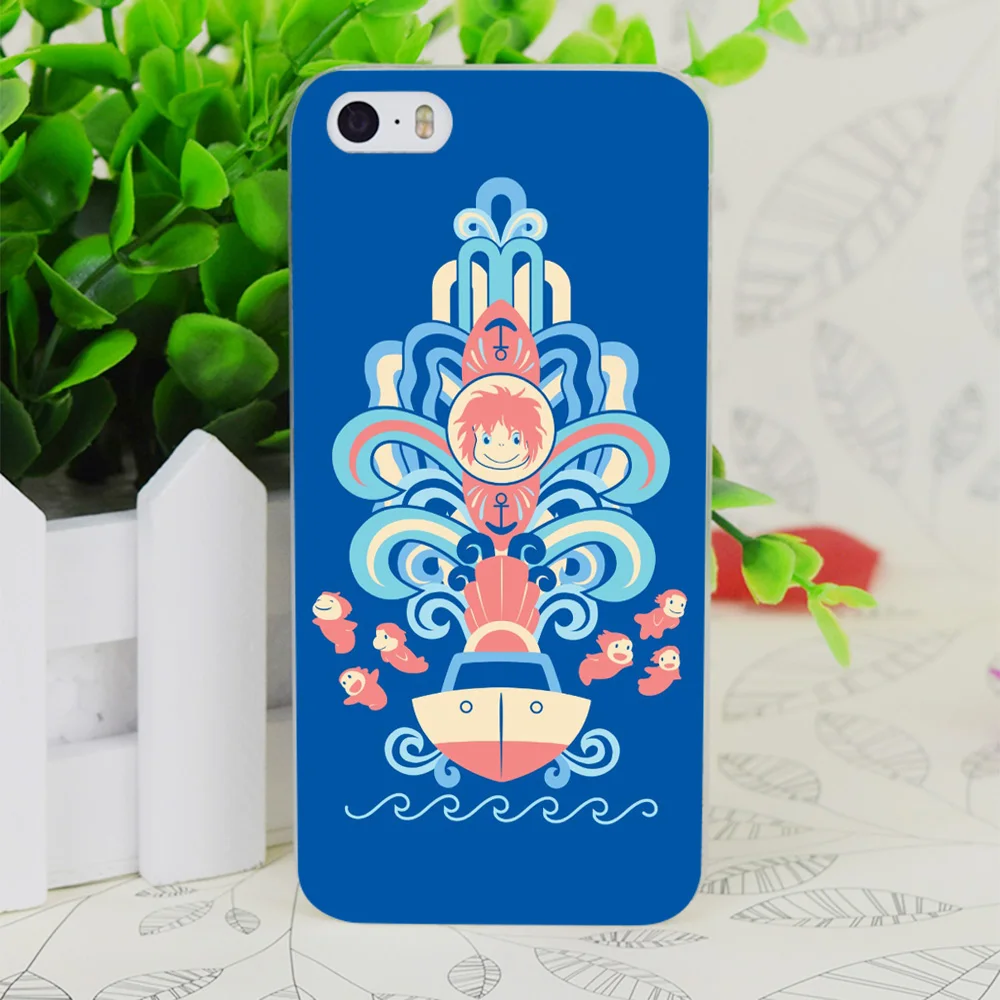 

C1025 Ponyo Deco Transparent Hard Thin Case Skin Cover For Apple IPhone 4 4S 4G 5 5G 5S SE 5C 6 6S Plus