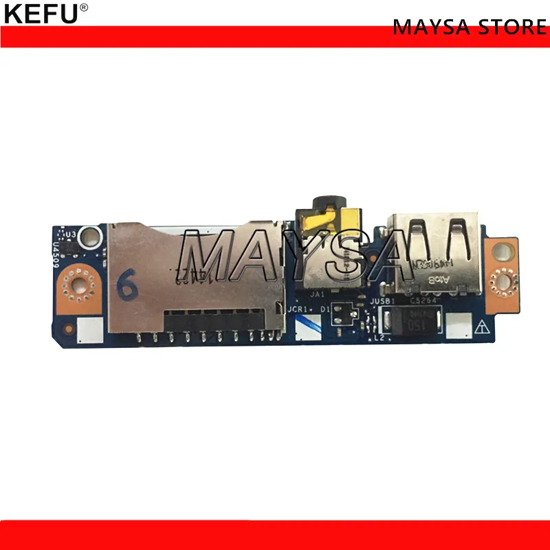 

Audio Jack Card Reader USB Port Board Fit For Lenovo IdeaPad Yoga 2 13 Laptop,P/N LS-A922P 90005914