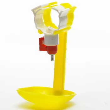

10 pcs Hot Sale Household Fedding Supply Nipple And Drip Cup Poultry Chicken Bird Water Drinker Cup