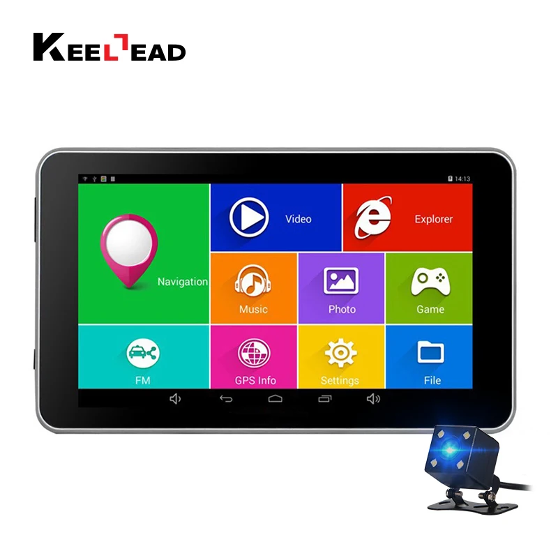 Prix pour KEELEAD 7 pouce voiture Android GPS navigation Capacitif 512 MB 16 GB Bluetooth WIFI Russie Europe carte Camion Véhicule Navigateur Prix pour KEELEAD 7 pouce voiture Android GPS navigation Capacitif 512 MB 16 GB Bluetooth WIFI Russie Europe carte Camion Véhicule Navigateur