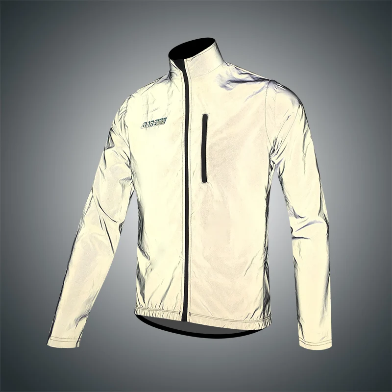 Darevie Reflective Cycling Jacket sleeveless cycling Vest removable