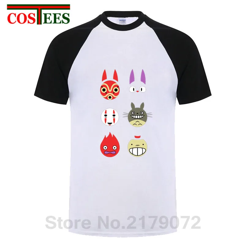 2018 nuevo estilo japonés Mononoke vecino Totoro en espíritu T camisa de los hombres de ocio camiseta de dibujos animados ropa de marca camiseta camisetas 2018 nuevo estilo japonés Mononoke vecino Totoro en espíritu T camisa de los hombres de ocio camiseta de dibujos animados ropa de marca camiseta camisetas