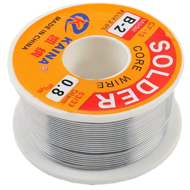 0.8mm 100g Soldering Wire 63/37 FLUX 2.0 Rosin Core Welding Tin Lead Solder Iron Wire Reel Roll