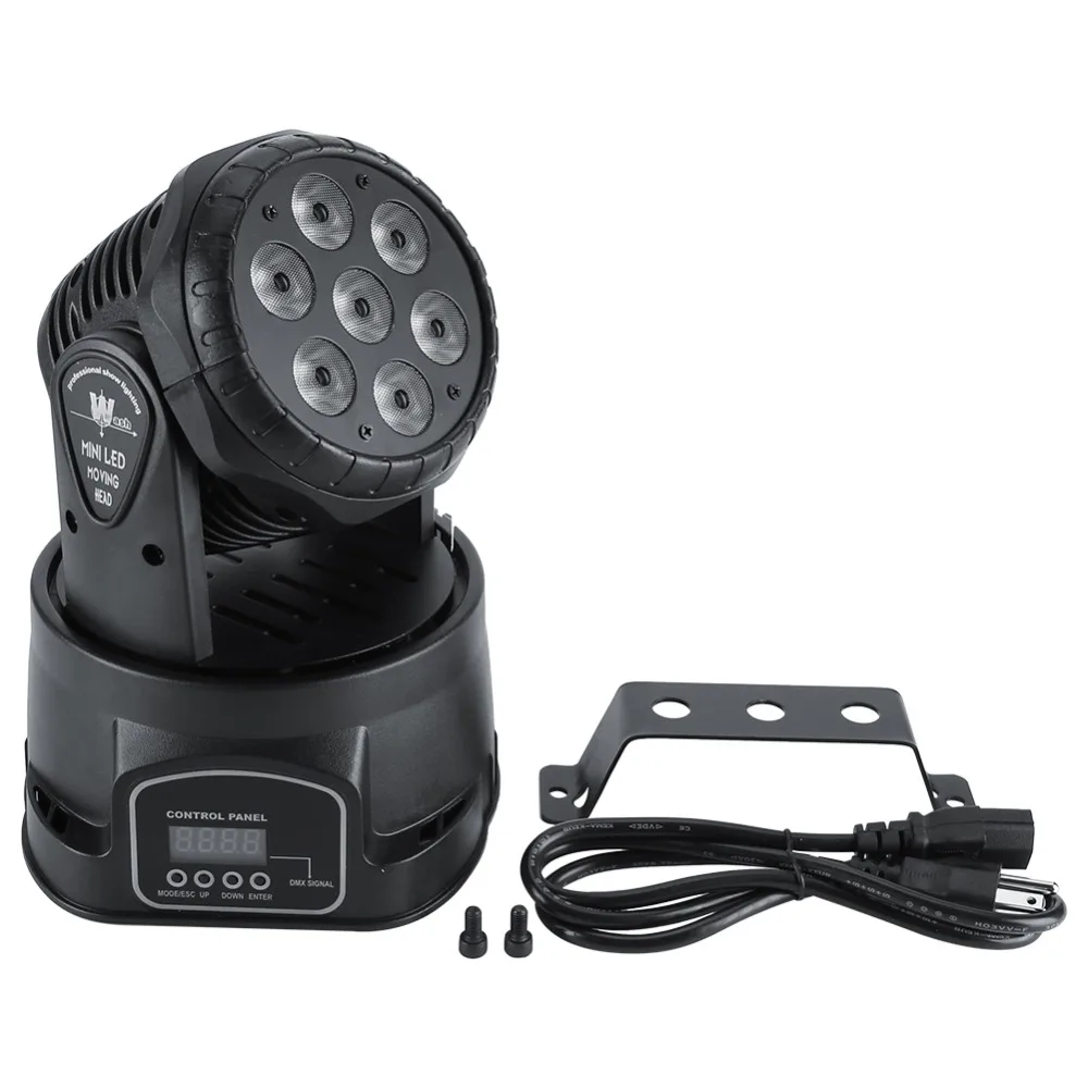 

Moving Head Stage Light LED RGBW Disco Party DMX512 Sound Activated Effect Lights