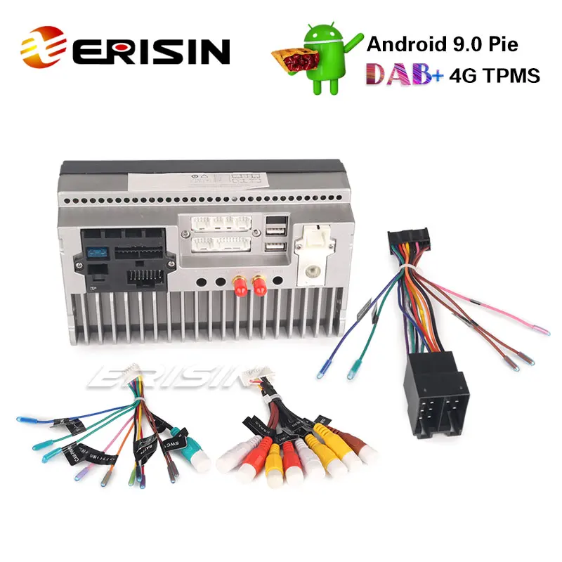 Erisin ES7941U 64 7 &quotHD ГБ Android 9 0 автомобильный стерео GPS Satnav WiFi TPMS DAB + DVR DTV IN