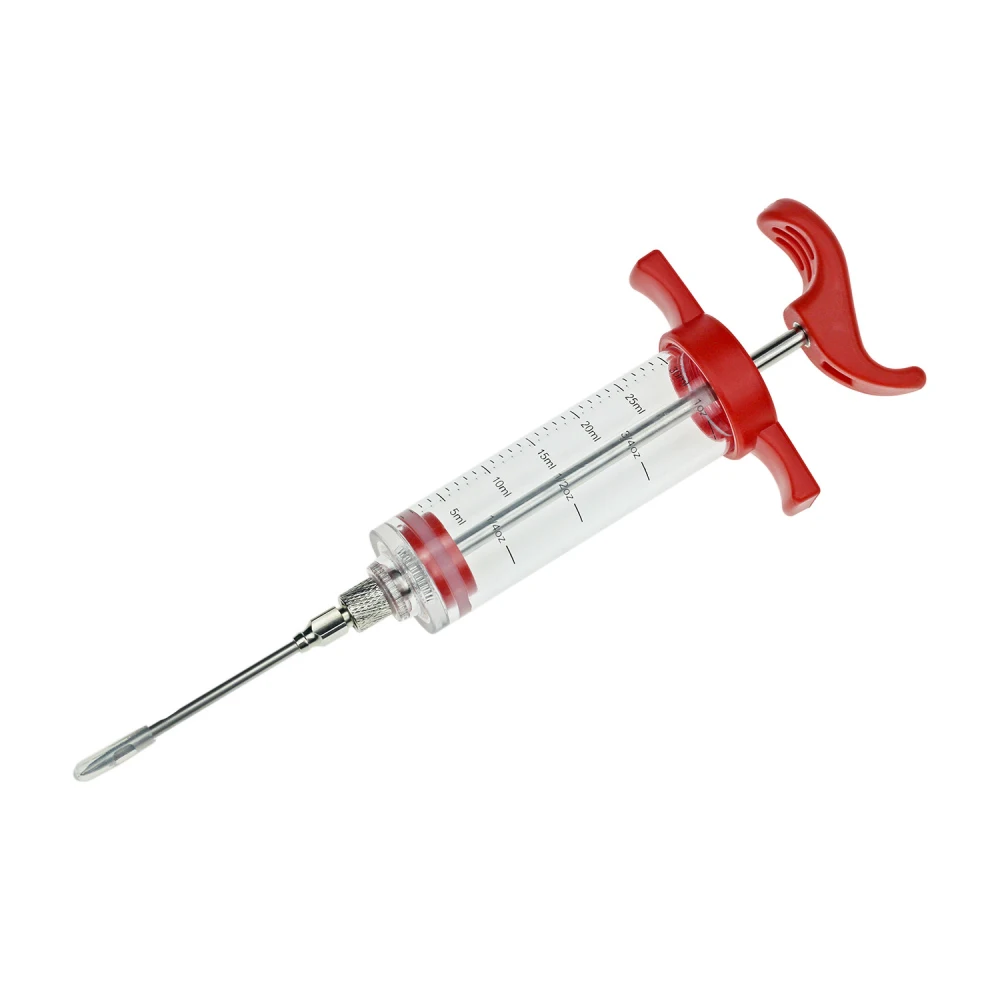 BBQ Meat Syringe Marinade Injector Poultry Turkey Chicken Flavor Syringe Cooking Sauce Injection Tool for Meat Injector Syringe