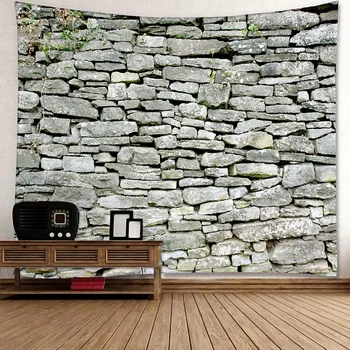 

3D Crushed Stone Painting Decoration Wall Hanging Tapestries For Living Room Bedroom