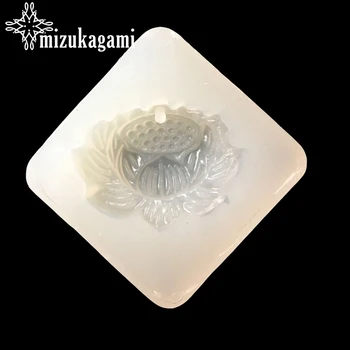 

1pcs UV Resin Jewelry Liquid Silicone Mold Lotus Flowers Pendant Resin Charms Molds For DIY Intersperse Decorate Making Jewelry