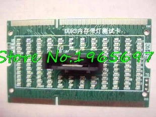 

1pcs/lot Laptop Memory DDR3 dual illuminated test card pros and cons to dual tester