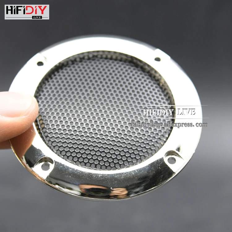 HIFIDIY металлические железные проволочные решетки 2,5 ''2 дюйма, сетчатая Крышка для динамика, Высококачественная Автомобильная домашняя сетка, корпус динамика с пластиковой рамкой