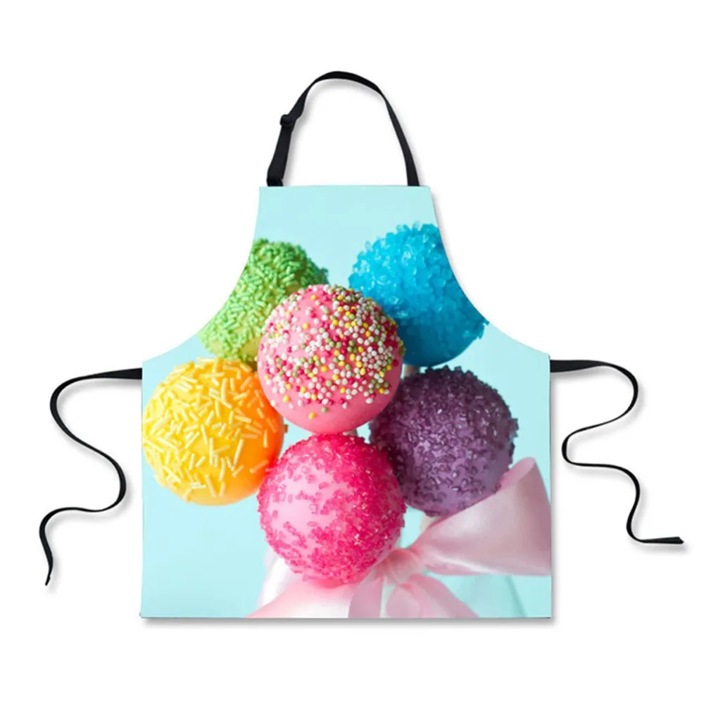 

Rainbow Colorful Candy Design Apron for Women Men