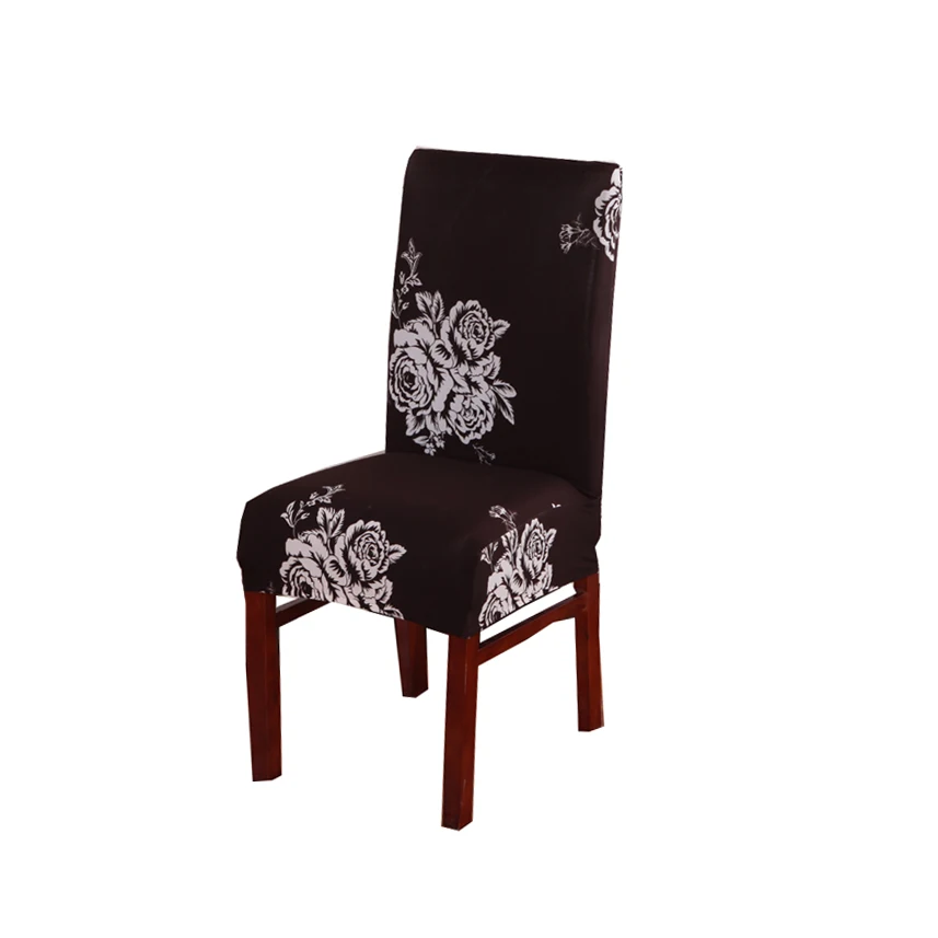 Спандекс полиэстер стрейч чехлы для стульев столовая анти-грязное сиденье защитный чехол Цветочные животные офисное кухонное кресло чехол - Цвет: 20