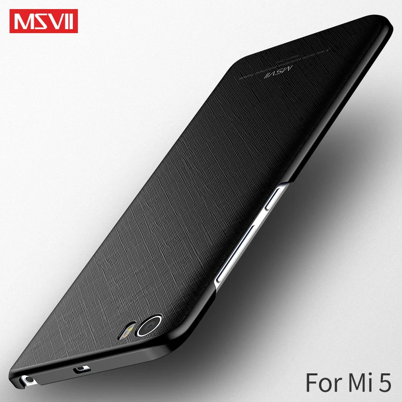Msvii teléfono Fundas para Xiaomi mi 5 mi 5 Pro caso de negocios para Xiaomi mi 5 geométrico abstracto duro primer cubierta trasera de plástico