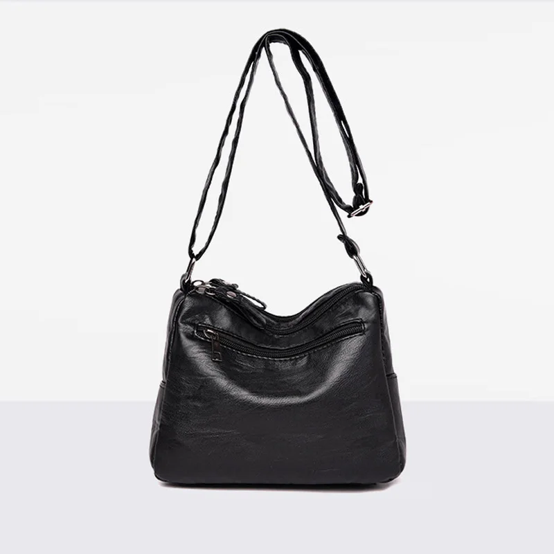 High Quality Soft Leather Women Bag PU Fashion Handbag Large Capacity Shoulder Bags Designer Female Crossbody Bags