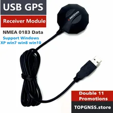 USB GPS receiver module antenna,ublox7020 CHIP ,magnetic waterproof replace BU353S4 Smart Antenna