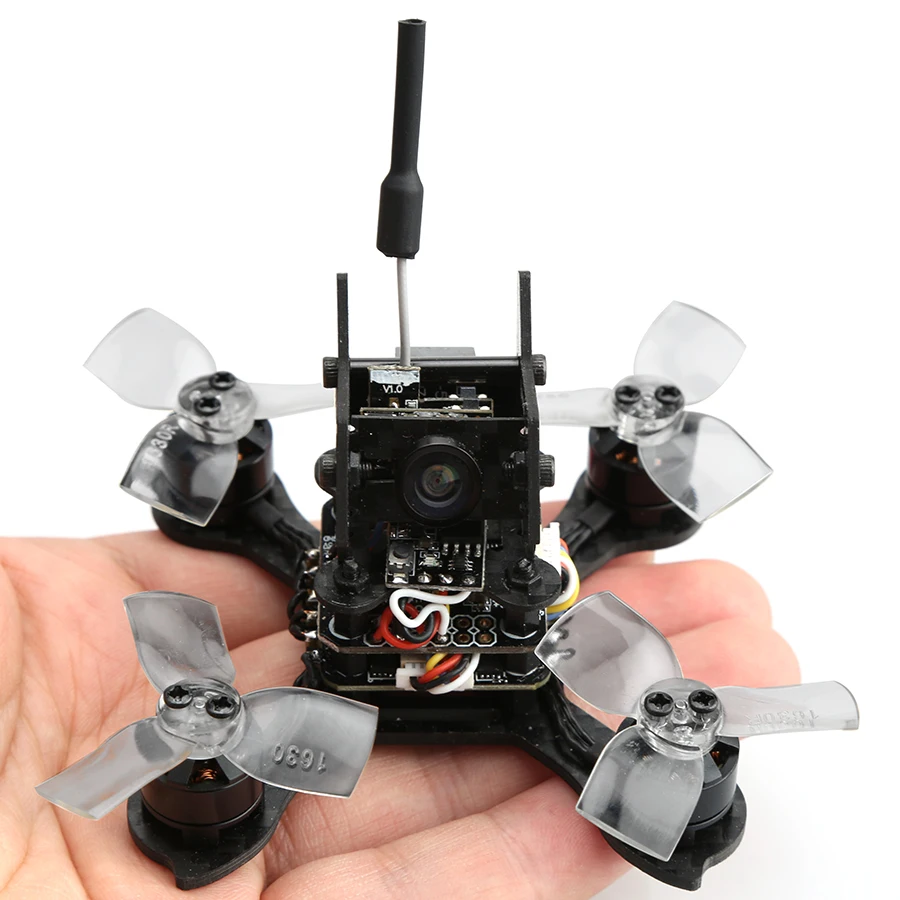 Квадрокоптер LANCHI Monster 76 мм F4 FPV гоночный Дрон с 5 8G 48CH 700TVL 4 в 1 10A Blheli_S ESC OSD звуковой