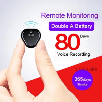 

Remote Monitoring RC Wireless Long Recording Standby Time Magnet HD Professional Audio Voice Smart Activated Recorder