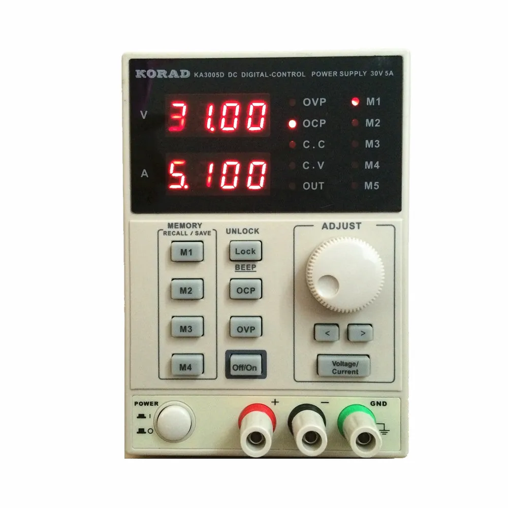 

KORAD KA3005D Adjustable Digital Programmable DC Power Supply Laboratory Power Supply 30V 5A + Multimeter probe For LAB Research