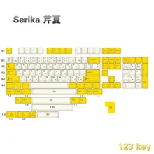 Serika PBT cherry profile Keycap dye sub Keycap novelties Keycap compatible with 64 68 84 96