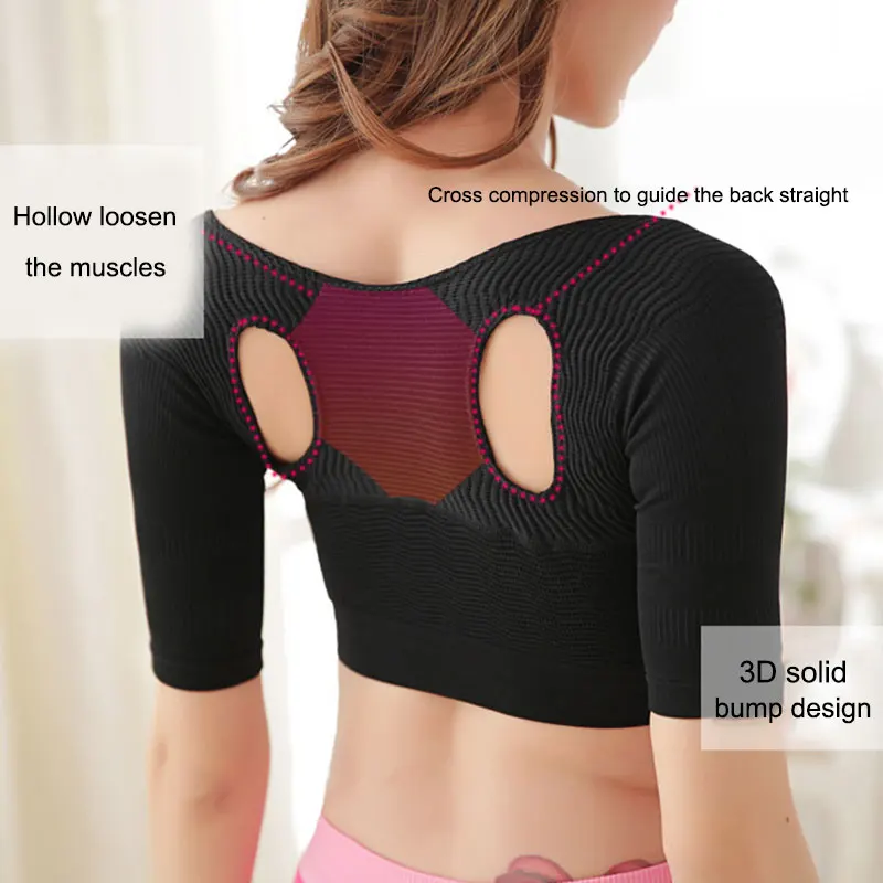 

Women Arm Shaper Shoulder Back Support Underwear Corset Kyphosis Correction Control Slimmer Girdle Body Shaper Health99