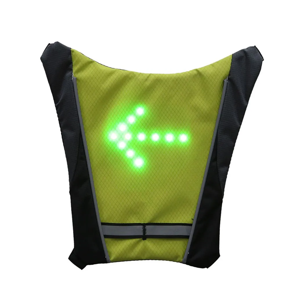 Flash Deal Kongyide Bicycle LED wireless security turn signal vest riding night guide safety warning lights accessories riding equipment 5