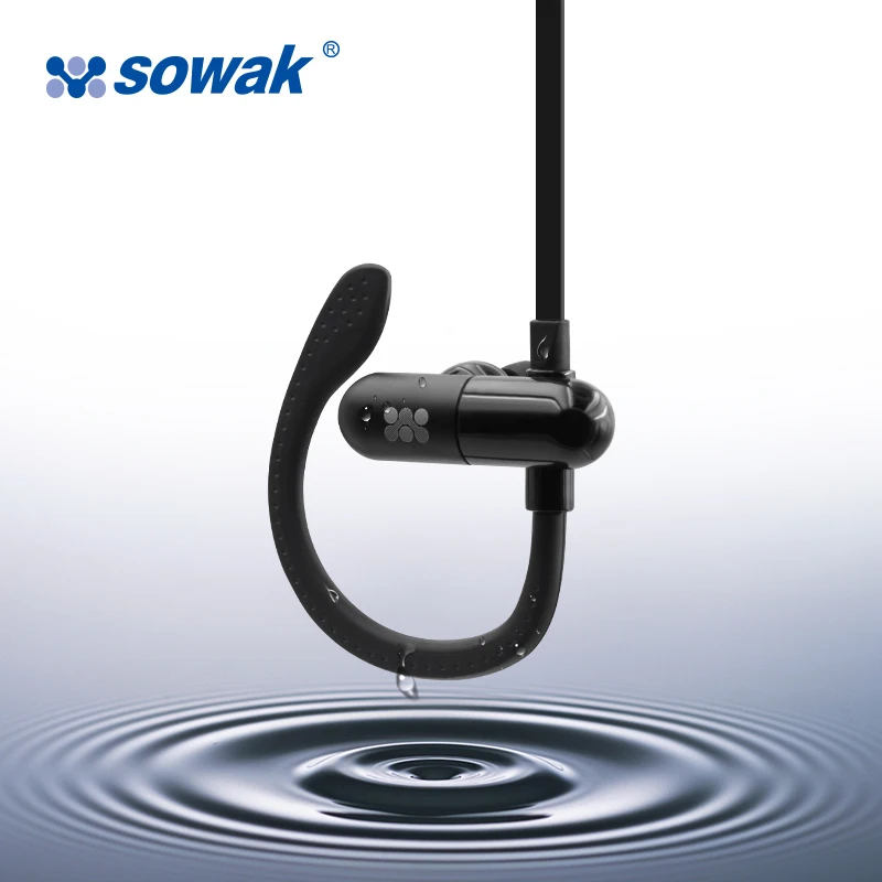 Спортивная bluetooth гарнитура с ушным крюком наушники Sowak W1 + микрофоном