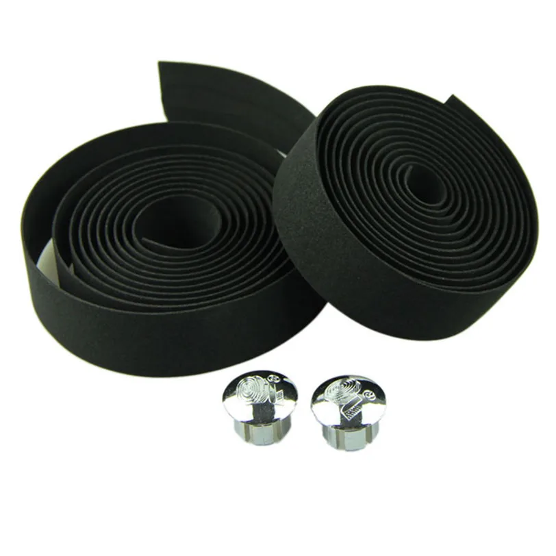 

Cycling Handle Belt Bike Cork Bicycle Handlebar Tape Wrap +2 Bar Plug