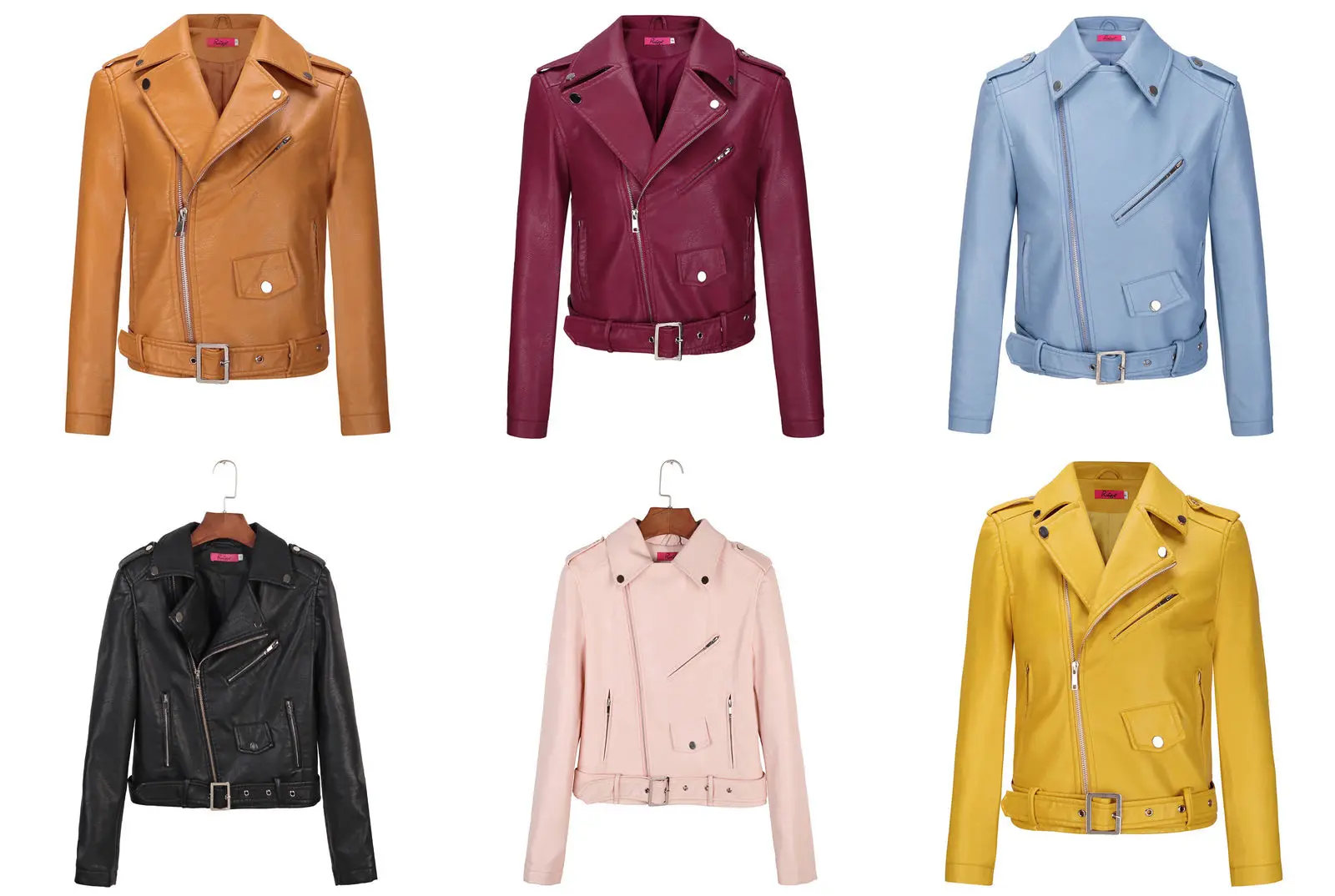 

Autumn winter new fashion women's zipper jacket leather jacket top 6 colors maternity coats maternity coat