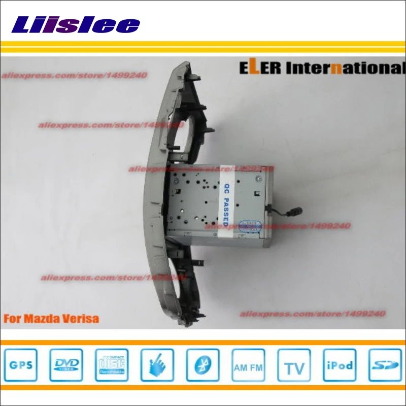 Flash Deal Liislee For Mazda Verisa 2004~2014 Radio CD DVD Player & GPS Nav Navi Navigation System / Double Din Car Audio Installation Set 2