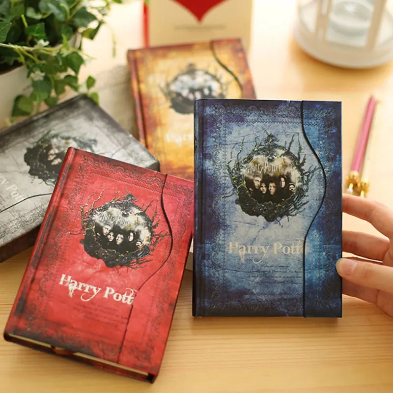 

New Harry Potter Vintage Notebook/Diary Book/Hard Cover Note Book/Notepad/Agenda Planner Gift
