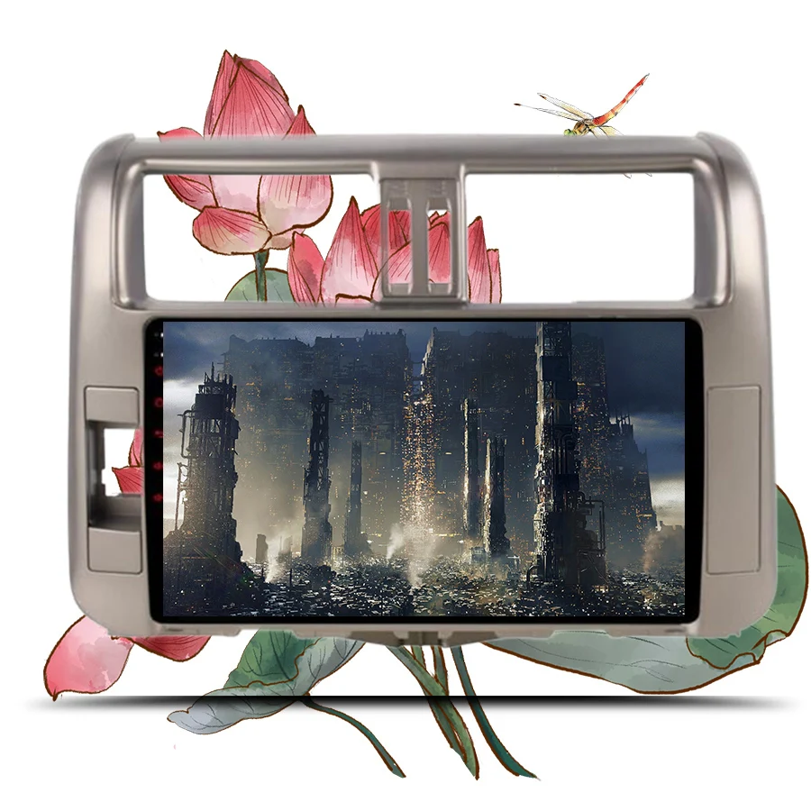 Flash Deal Octa Core Android 9.1 4G Ram Car autoradio video gps dvd player For Toyota Prado 150 Land Cruiser 2010 2013 built-in wifi 4G LTE 4