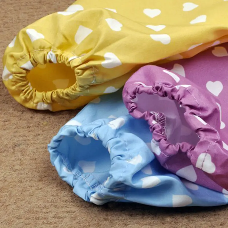 Cute Infant Kid Baby Bibs Waterproof Feeding Bib Saliva Burp Apron Long Sleeve Bibs Smock Stuff
