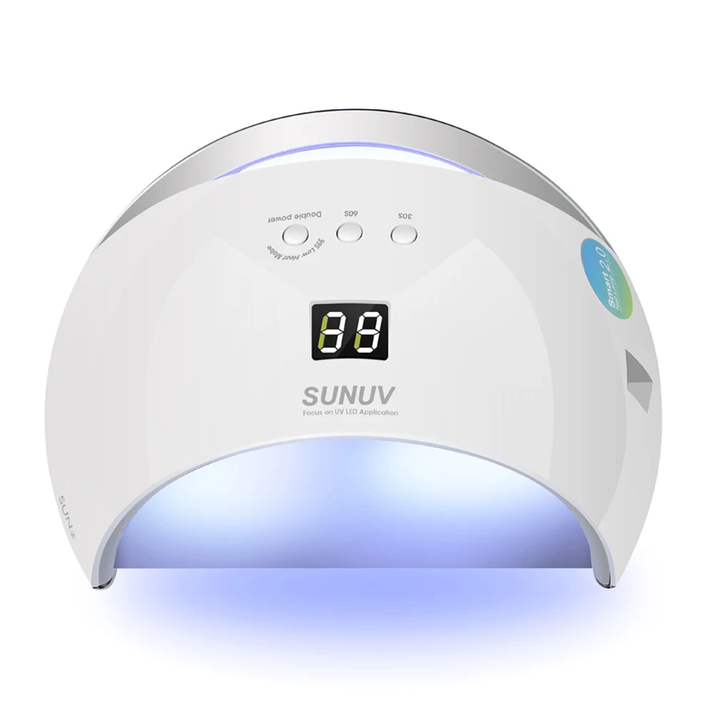 

ROSALIND SUN6 Smart Lamp Nail LED UV Lamp Dryer Metal Bottom LCD Timer Multicolors for Curing UV Gel Polish Nail Art Tools