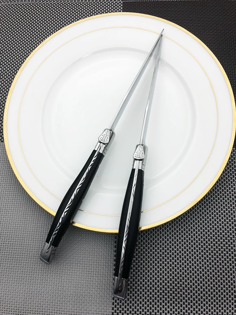laguiole black wood knives  (15)