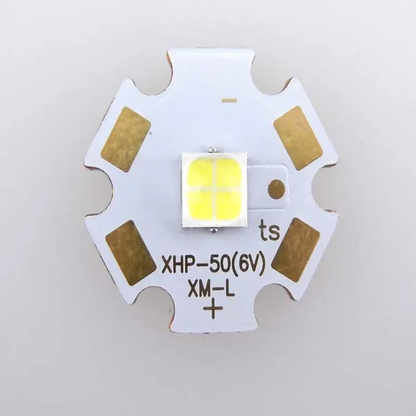 20 Вт CREE XHP50 1A J4 6500K холодный белый 6 в светодиодный излучатель с медным нагревом