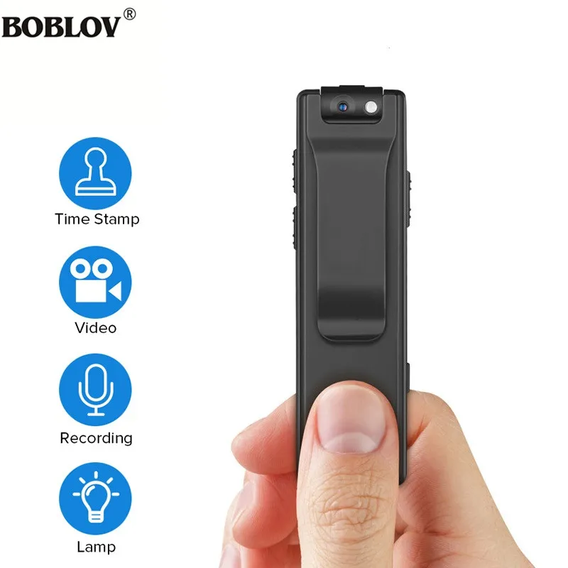 BOBLOV A3 HD 1080P Мини маленькая камера видеокамера тело полиция ручка DVR безопасности