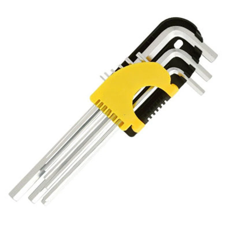 High quality Hex Key Repair Tools Powerful Type Allen Wrench Set Middle