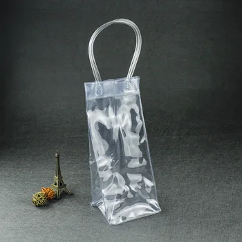 

200pcs Transparent PVC red wine ice bag single wine portable ice bag wen6385