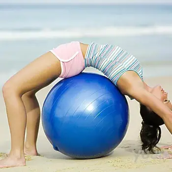 

45 cm PVC Workout Fitness Ball Yoga Fit-ball Exercise Balls 5 Colors Pilates Ball Exercises Home Exercise High Qualit Hot Sell